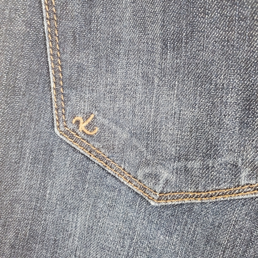 Kut from the Kloth skinny jeans with patch accents - Picture 6 of 9